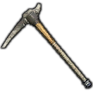 Dated Polished Iron Pickaxe Dated Polished Iron Pickaxe
